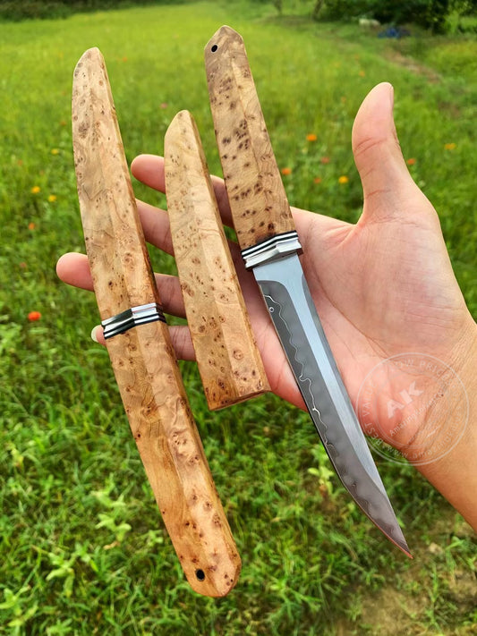 Japanese Clab Steel Katana Knife Ninja Samurai Warrior Bushido - AK-HT0799