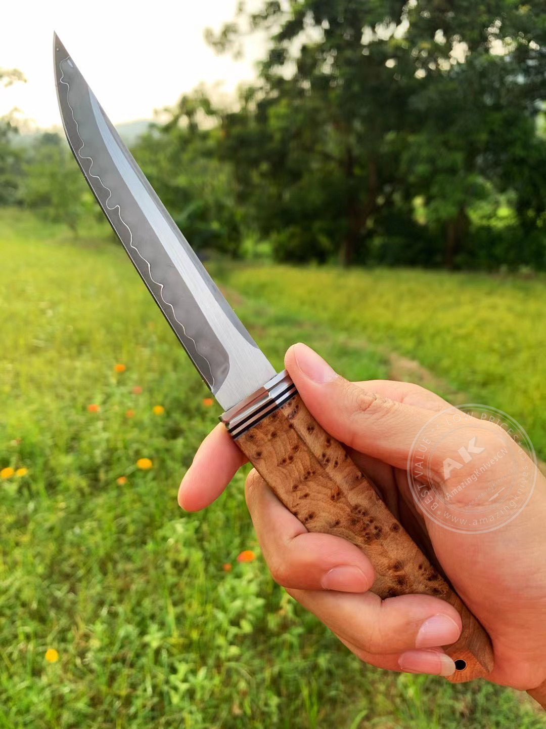 Japanese Clab Steel Katana Knife Ninja Samurai Warrior Bushido - AK-HT0799