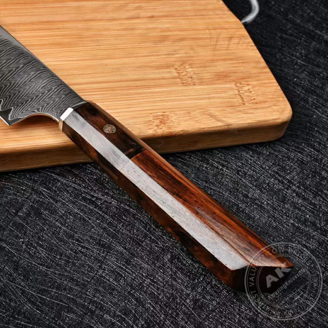 Japanese Style VG10 Damascus Steel Kiritsuke Knife - AK-DC0417