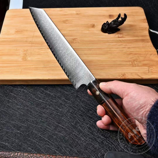 Japanese Style VG10 Damascus Steel Kiritsuke Knife - AK-DC0417