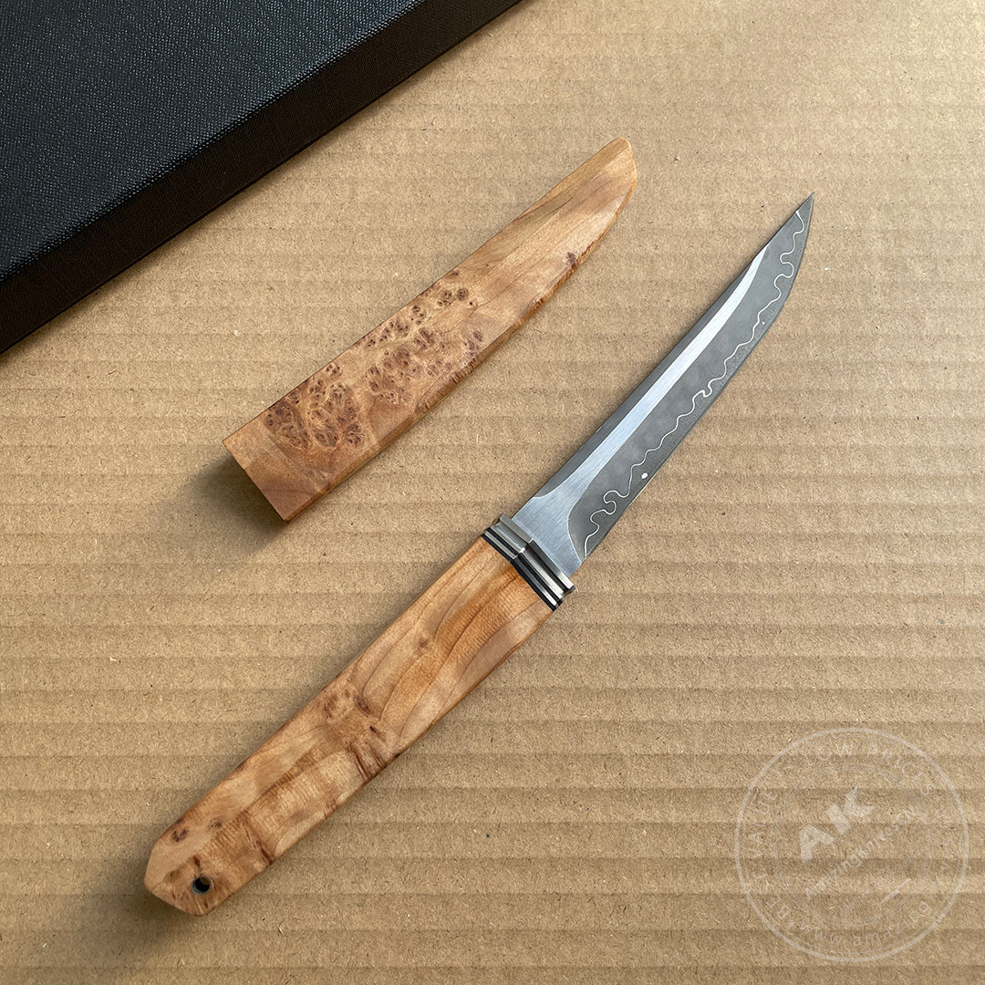 Japanese Clab Steel Katana Knife Ninja Samurai Warrior Bushido - AK-HT0799