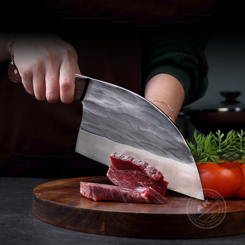 Hand Forged Cleaver Full Tang Wood Handle- AK-FK0280