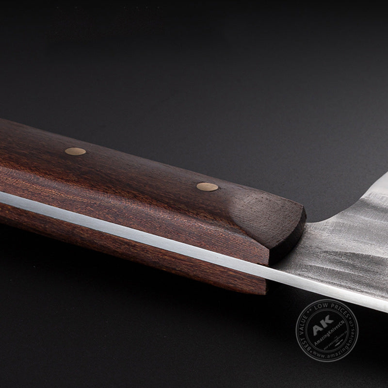 Hand Forged Cleaver Full Tang Wood Handle- AK-FK0280