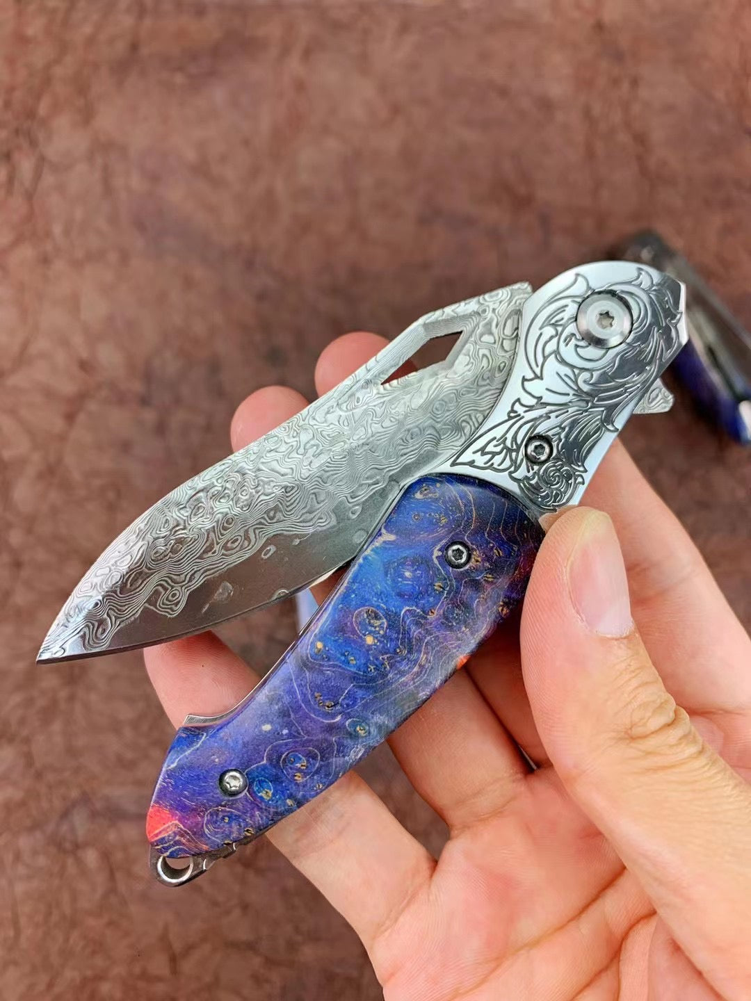 VG10 STEEL FOLDING KNIFE - AK-HT0477