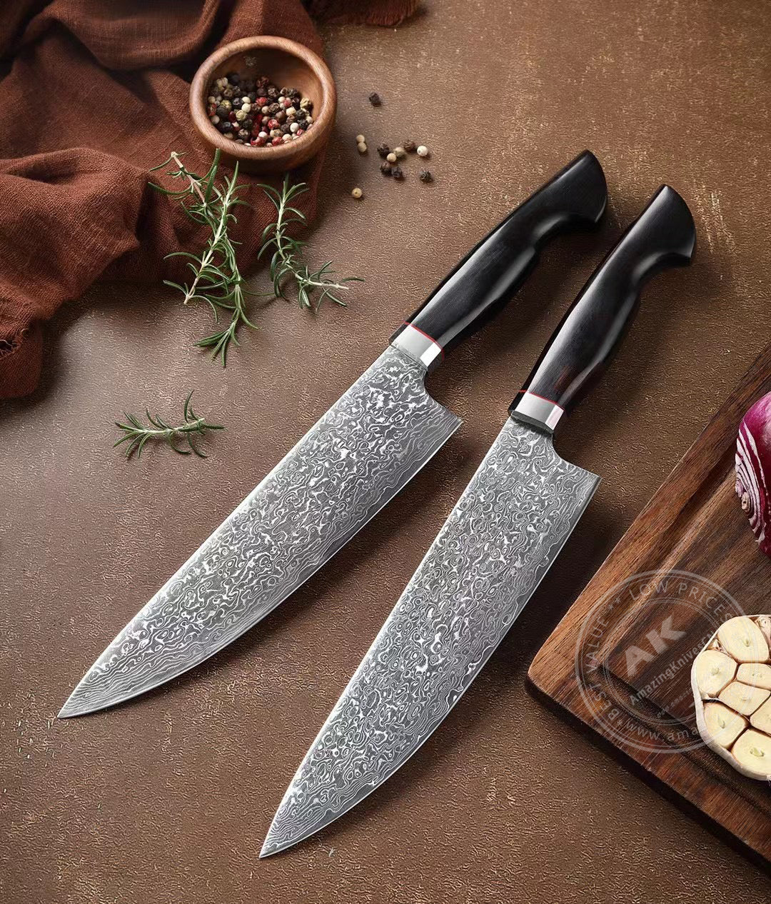 Japanese VG10 Damascus Steel Chef Knife Kitchen Knife - AK-DC0605