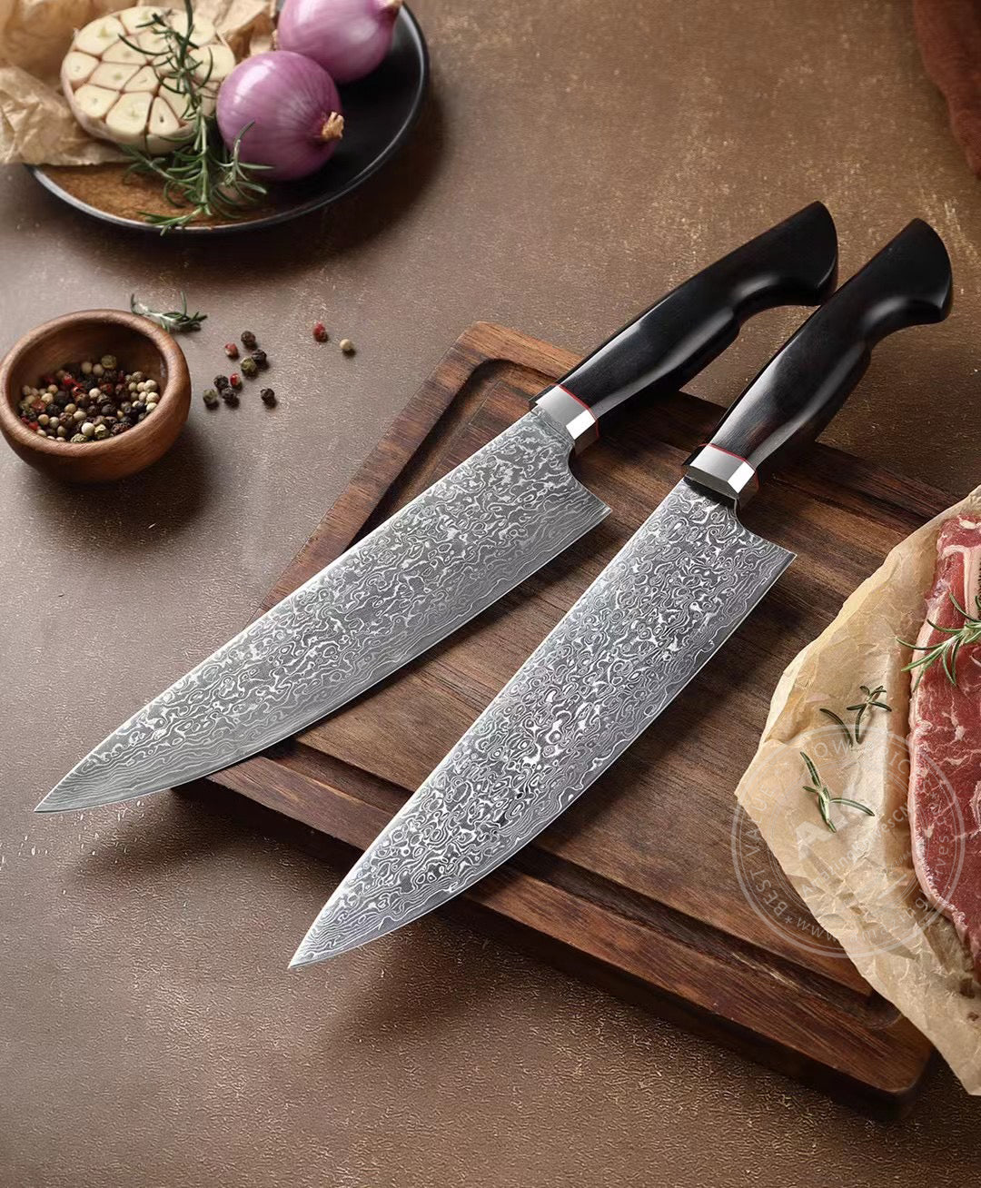 Japanese VG10 Damascus Steel Chef Knife Kitchen Knife - AK-DC0605