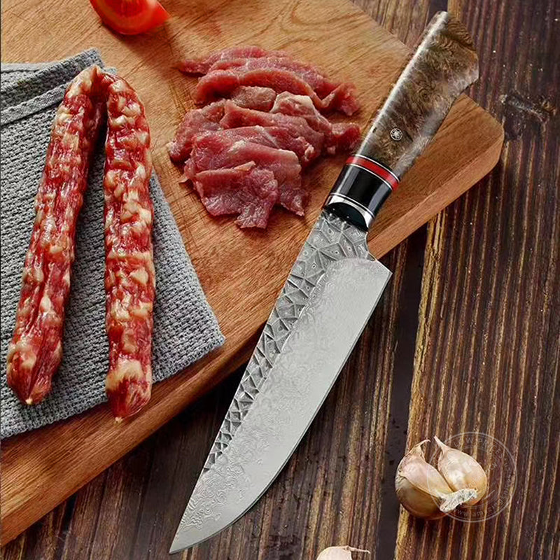 Japanese Style Chef Knife Kiritsuke Knife VG10 Damascus Steel Kitchen Gyuto - AK-DC0768