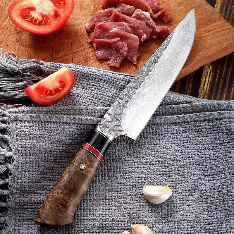 Japanese Style Chef Knife Kiritsuke Knife VG10 Damascus Steel Kitchen Gyuto - AK-DC0768