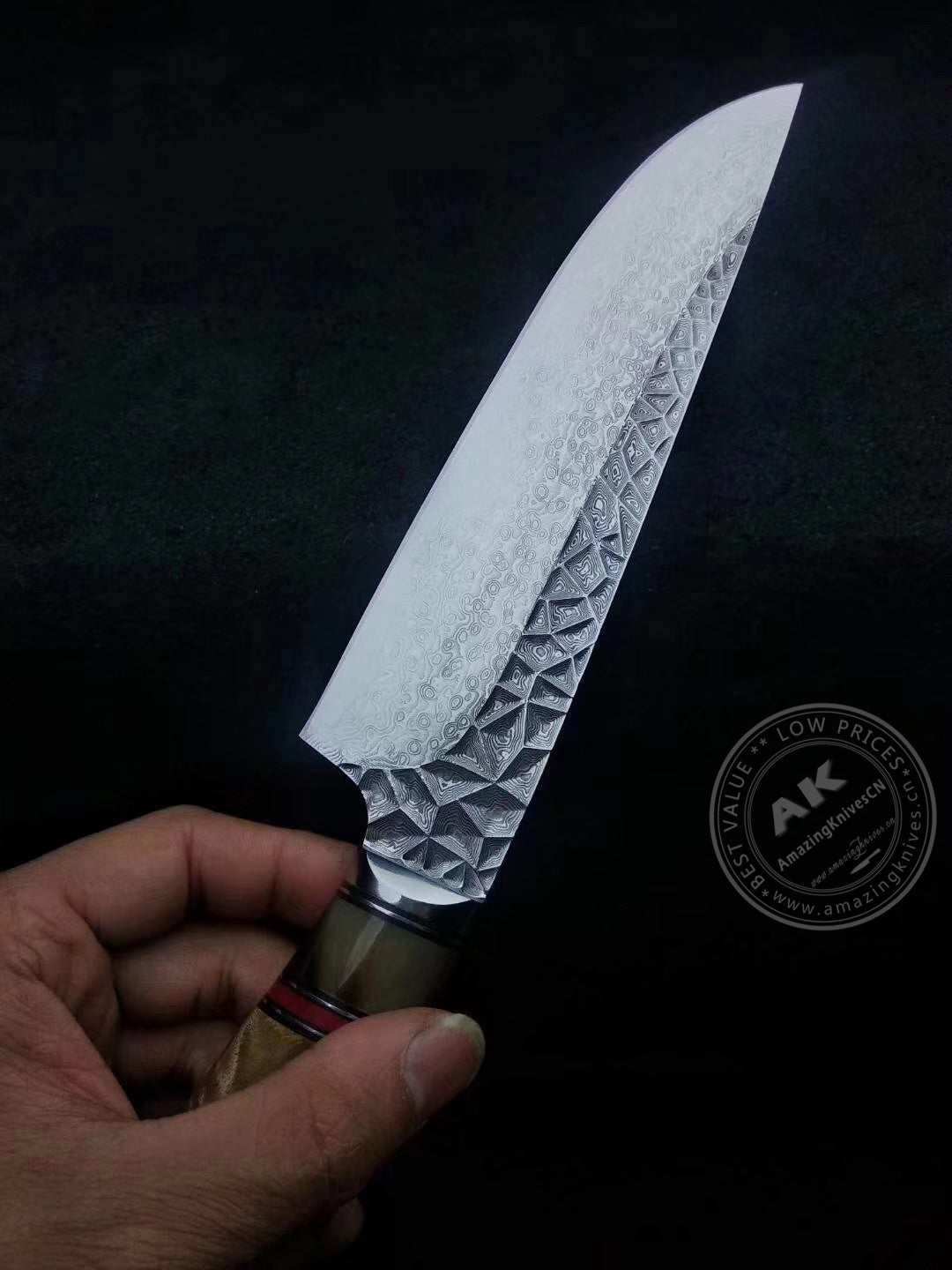 Japanese Style Chef Knife Kiritsuke Knife VG10 Damascus Steel Kitchen Gyuto - AK-DC0768