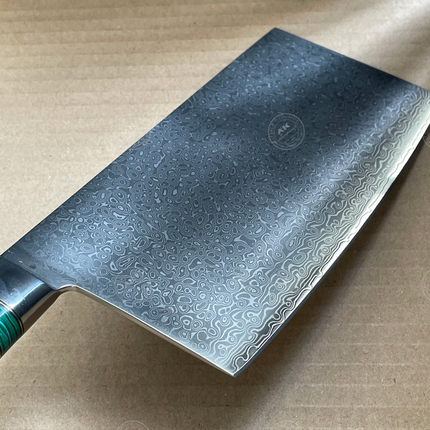 Japanese 103 Layer Damascus Steel Cleaver Knife - AK-DL0505