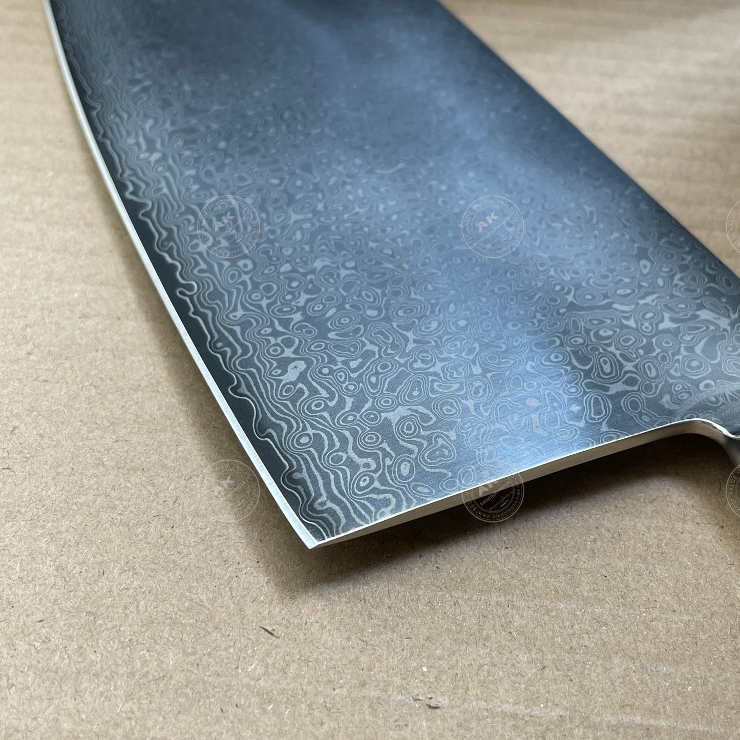 Japanese 103 Layer Damascus Steel Cleaver Knife - AK-DL0505