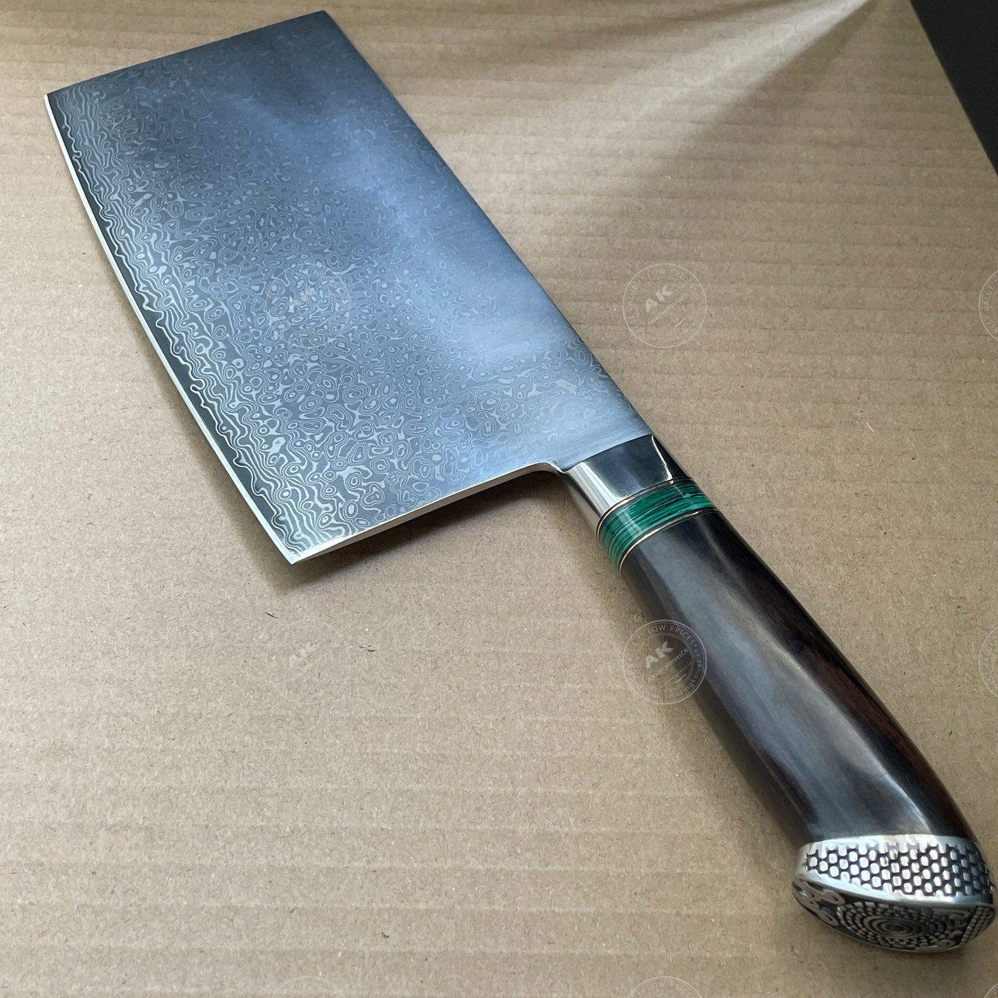 Japanese 103 Layer Damascus Steel Cleaver Knife - AK-DL0505