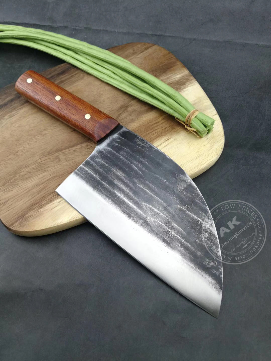 Hand Forged Cleaver Full Tang Wood Handle- AK-FK0280