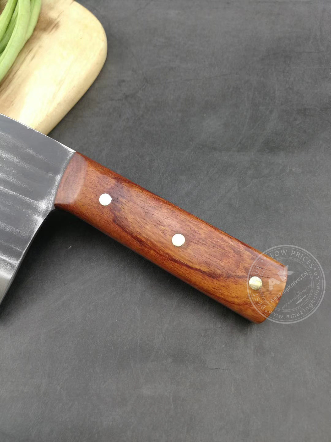 Hand Forged Cleaver Full Tang Wood Handle- AK-FK0280