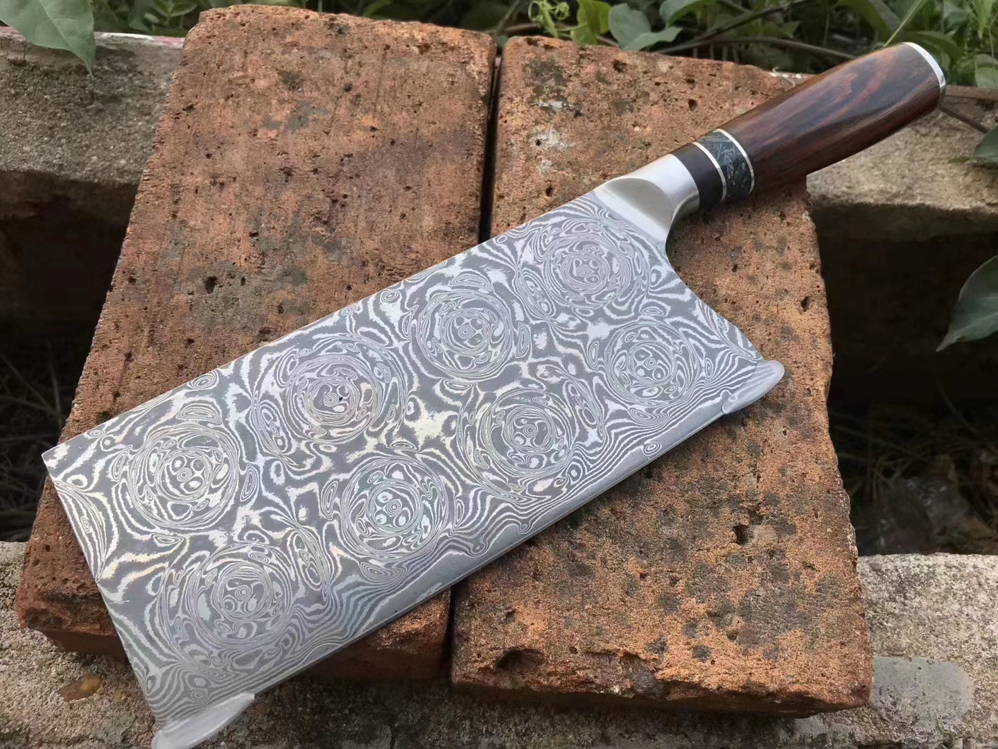 Japanese VG-10 67 Layer Damascus Steel Cleaver Knife - AK-DL0531