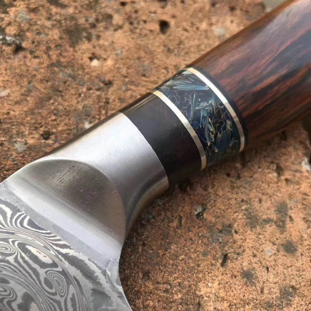 Japanese VG-10 67 Layer Damascus Steel Cleaver Knife - AK-DL0531