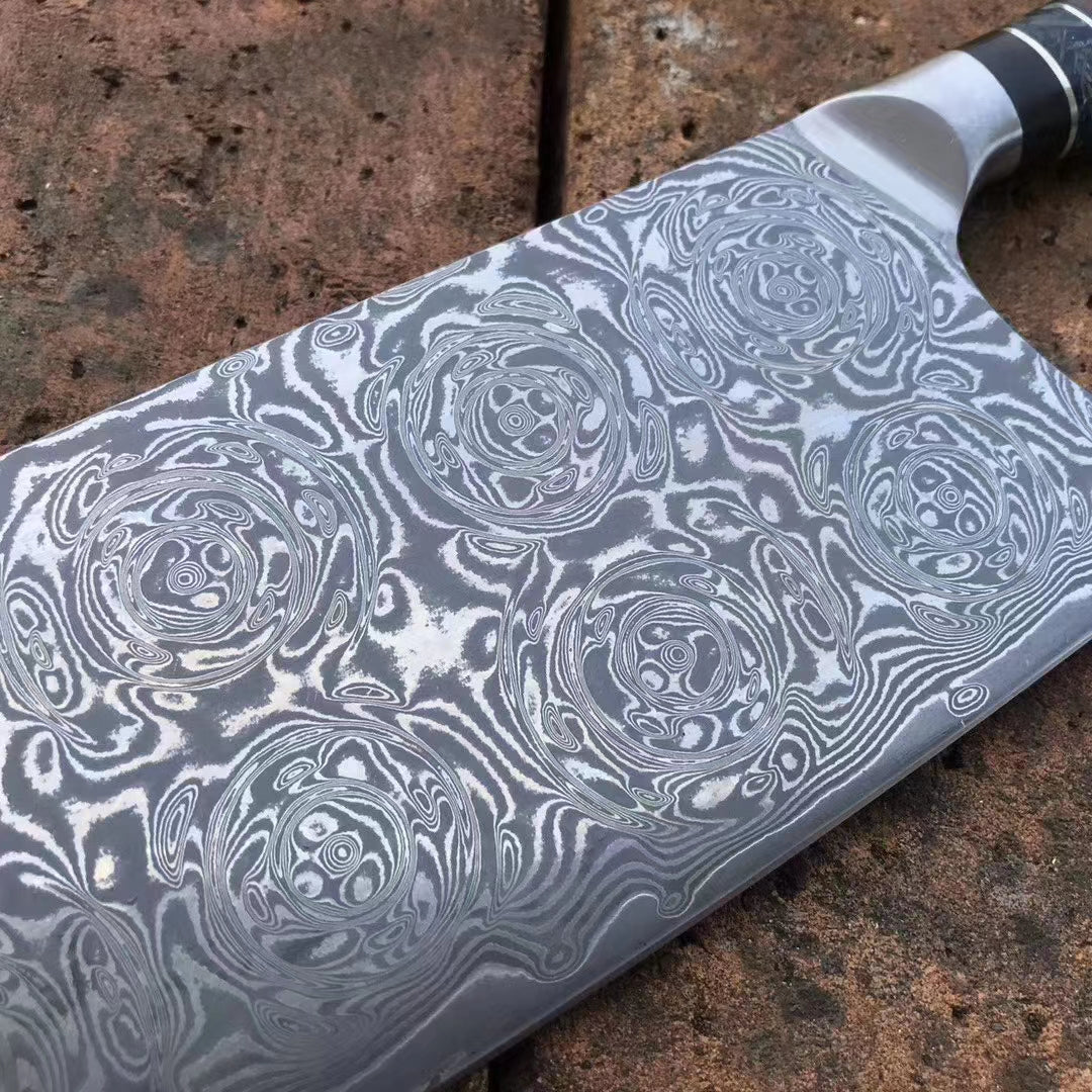 Japanese VG-10 67 Layer Damascus Steel Cleaver Knife - AK-DL0531