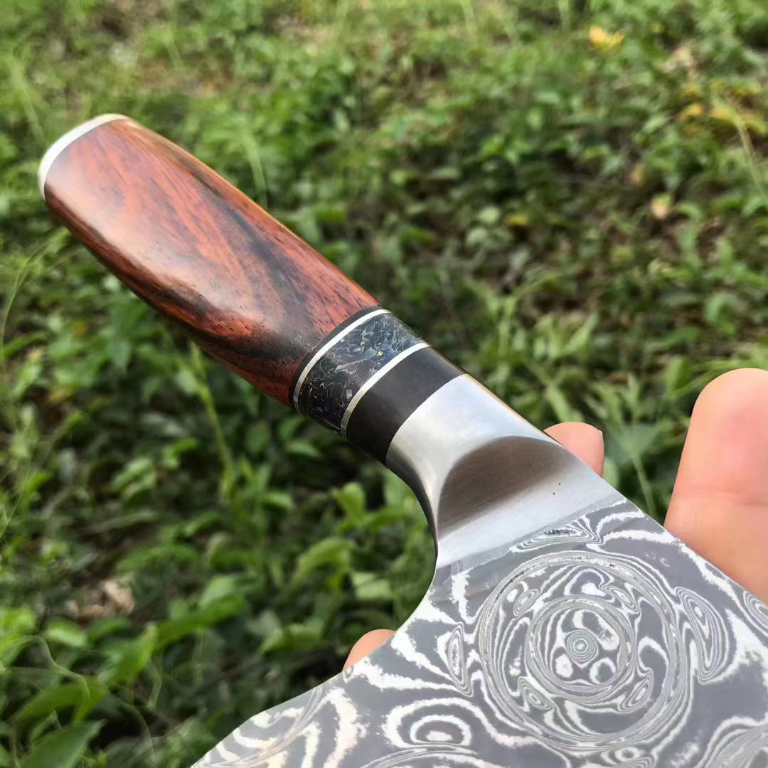 Japanese VG-10 67 Layer Damascus Steel Cleaver Knife - AK-DL0531