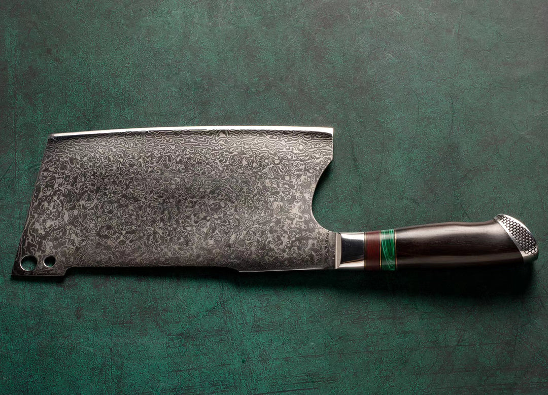 Japanese VG10 Damascus Butcher Knife - AK-DL0533