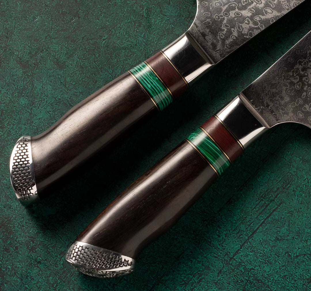 Japanese VG10 Damascus Butcher Knife - AK-DL0533