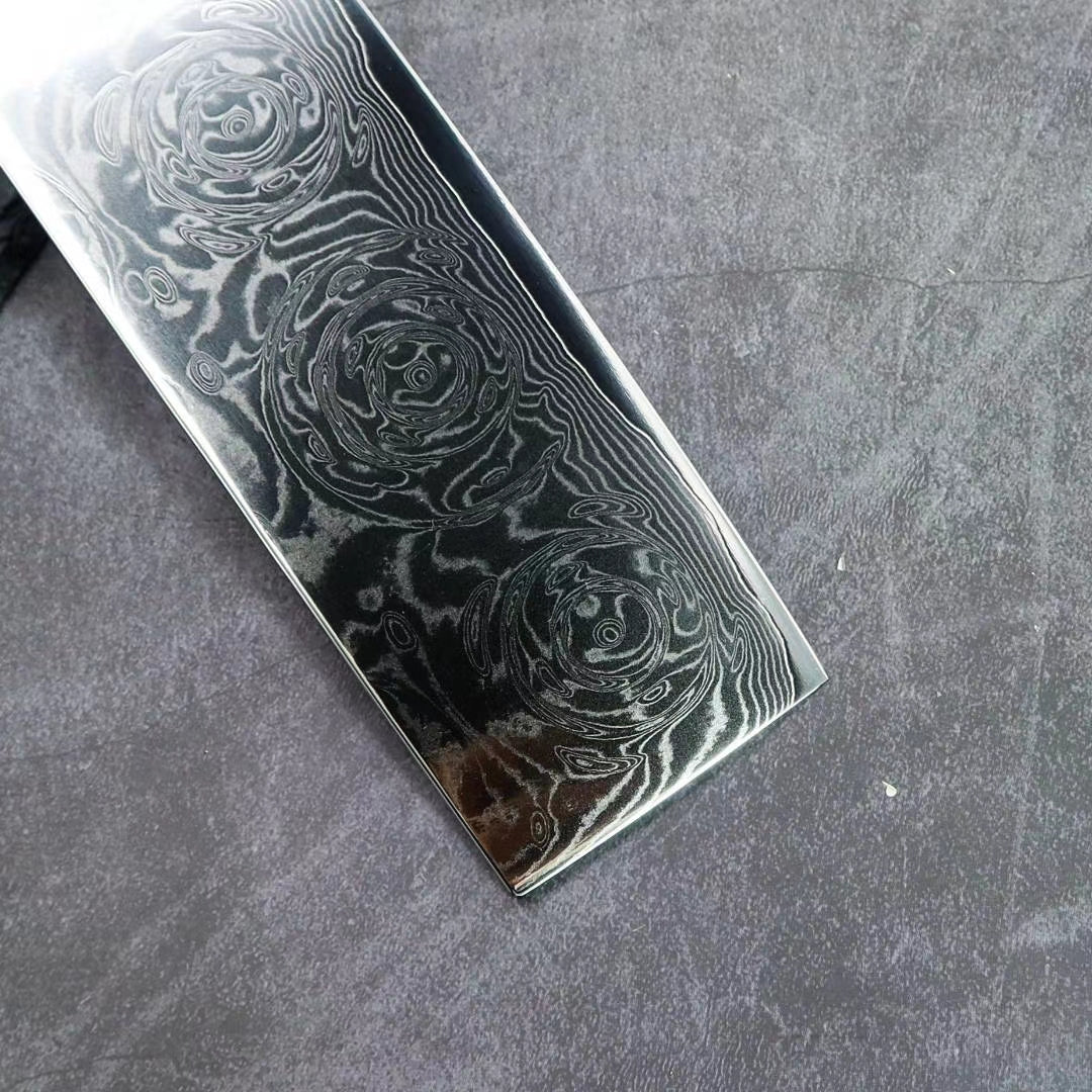 Japanese VG10 Damascus Nakiri knife Kitchen Knives Rose Pattern - AK-DV0580