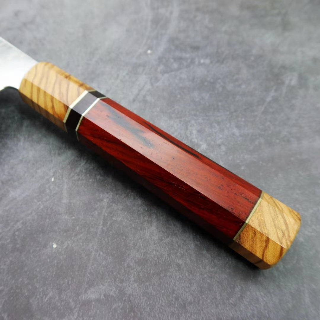 Japanese VG10 Damascus Nakiri knife Kitchen Knives Rose Pattern - AK-DV0580