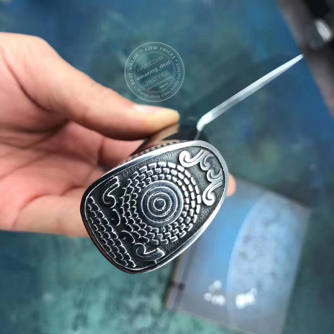 Japanese 103 Layer Damascus Steel Cleaver Knife - AK-DL0505