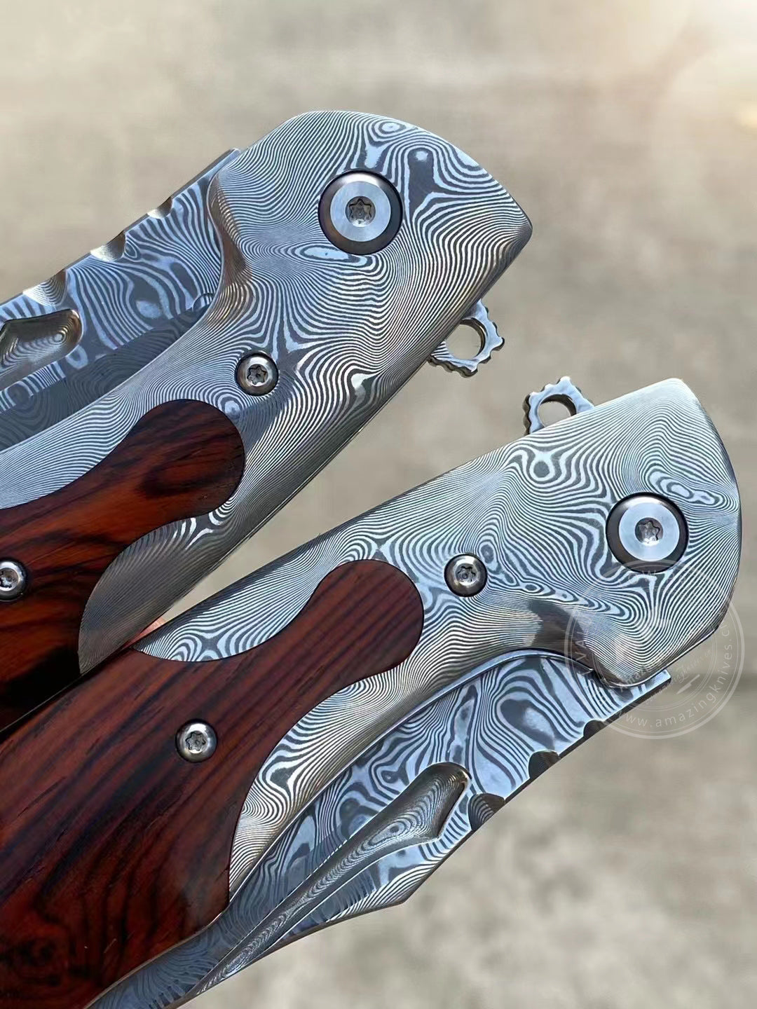 VG10 Damascus Folding Knife Pocket Knife- AK-HT0767