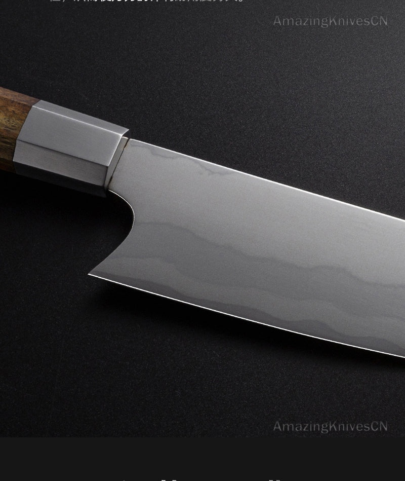 Japanese Style Kiritsuke Knife 440C Steel Chef Knife Kitchen Knives Gyuto - AK-DC0464