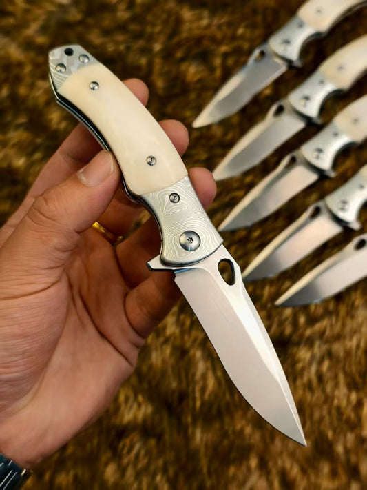 High-Nitrogen Steel Folding Knife Practical EDC Design - AK-HT1056