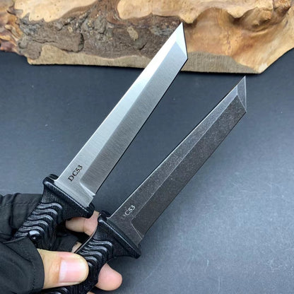 Lightweight Outdoor Tactical Fixed Blade Knife DC53 Steel Hunting Knife Full Tang Kydex - AK-HT0925