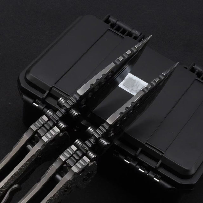 Handmade Z-Wear Ultra Heavy-Duty Folding Knife – Labyrinth Inspired Design - AK-HT1040