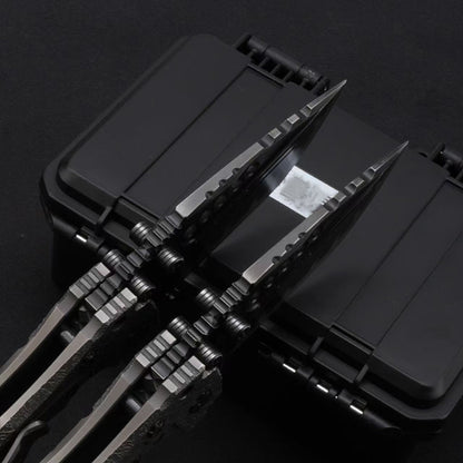 Handmade Z-Wear Ultra Heavy-Duty Folding Knife – Labyrinth Inspired Design - AK-HT1040