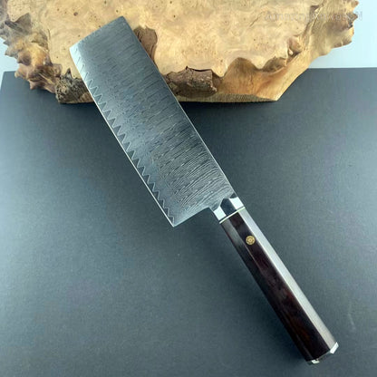 Japanese Style VG10 Damascus Steel Nakiri Knife Kitchen Knife - AK-DV0417