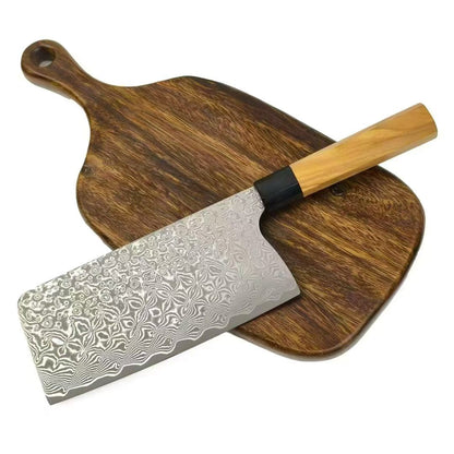 Handmade VG10 Damascus Cleaver Knife – Everyday Kitchen Essential - AK-DL1067