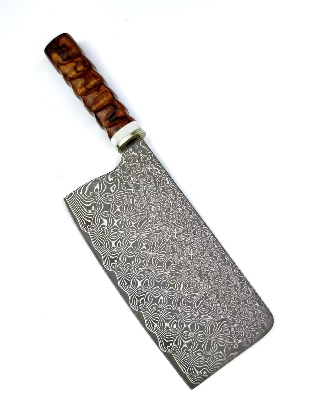 67-Layer Damascus Kitchen Knife with VG10 Core – HRC 60–61, One-Piece Construction, G10 & Desert Ironwood Handle - AK-DL1071