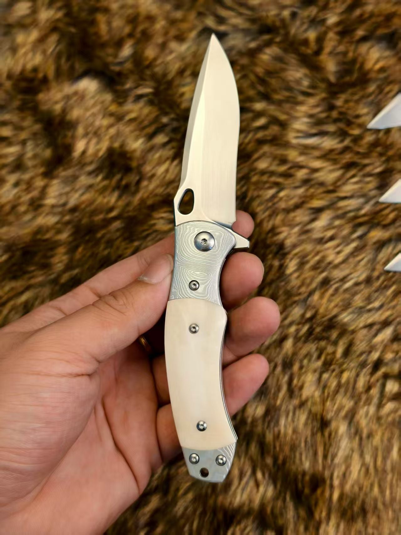 High-Nitrogen Steel Folding Knife Practical EDC Design - AK-HT1056