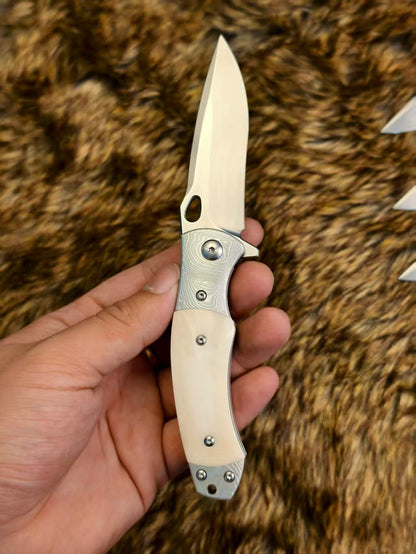 High-Nitrogen Steel Folding Knife Practical EDC Design - AK-HT1056