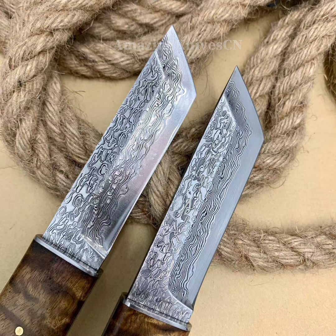 Japanese VG10 Katana Knife Damascus Ninja Samurai Warrior Sword Bushido - AK-HT1002