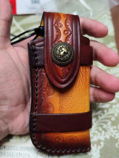 Damascus Folding Knife Pocket Knife Ball Bearings - AK-HT0782