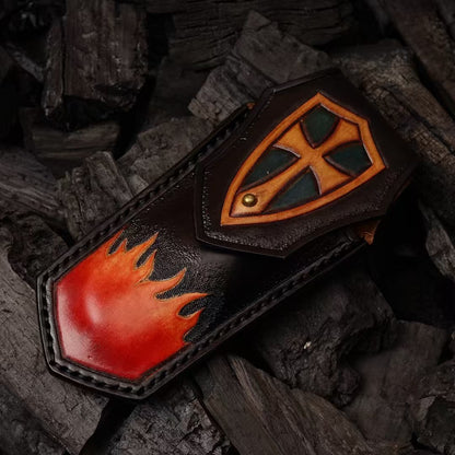 Giant Eagle Folding Knife – VG10 Damascus 67-Layer Steel, Handcrafted Rosewood Handle - AK-HT1033