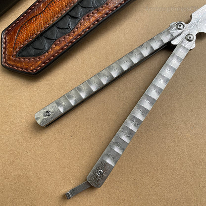 Collectible Vg10 Damascus Steel Folding Knife Pocket Knives Survival Knife - AK-HT0728