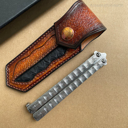 Collectible Vg10 Damascus Steel Folding Knife Pocket Knives Survival Knife - AK-HT0728