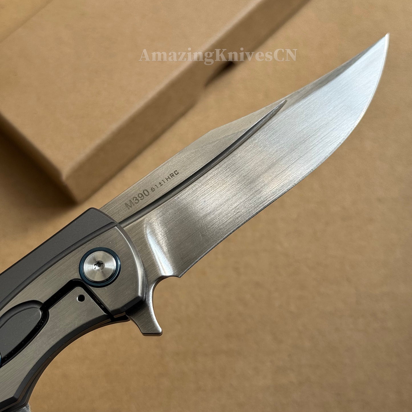 Austrian M390 Steel Blade Tactical Pocket Knife Japanese Steel Survival Ball Bearing - AK-HT0880