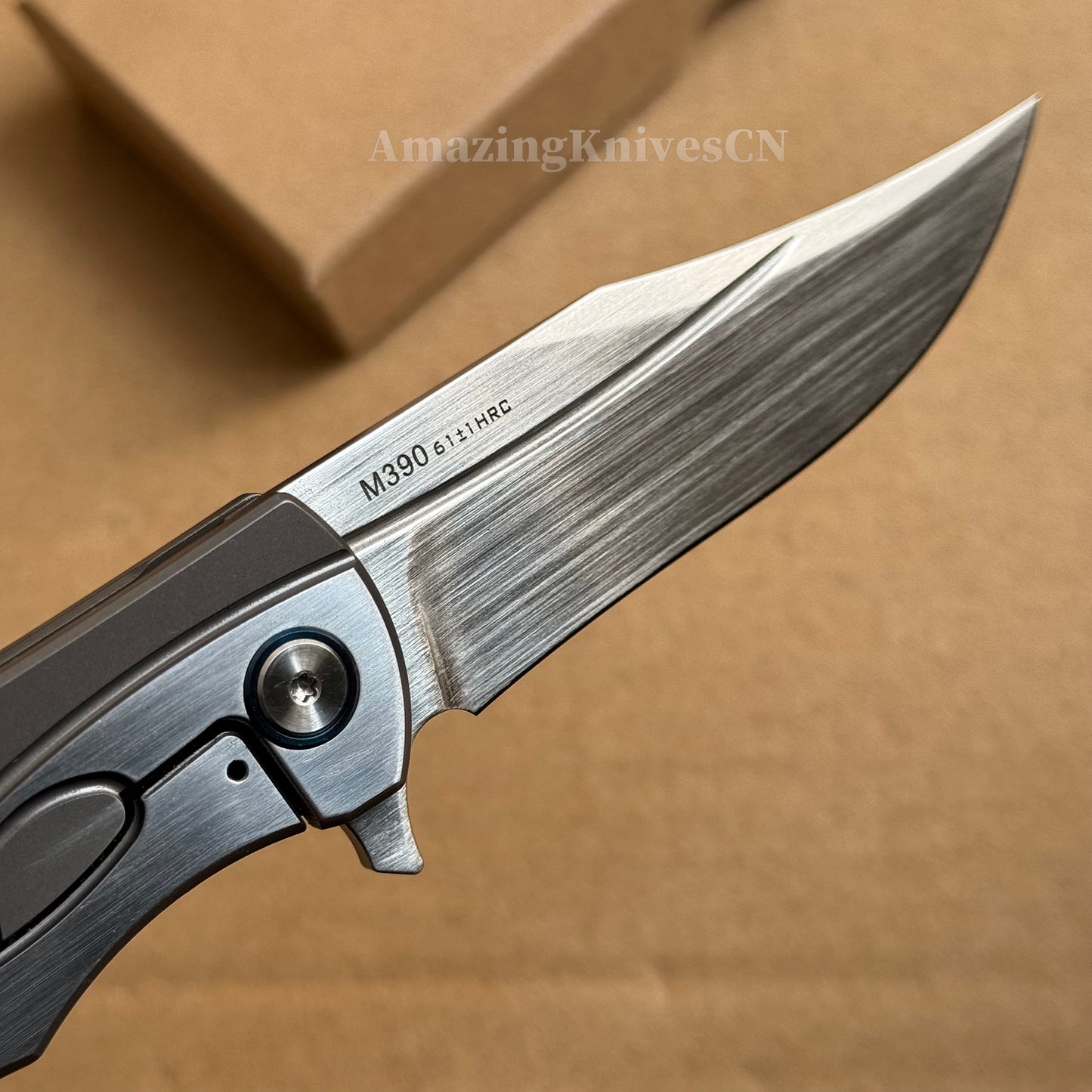 Austrian M390 Steel Blade Tactical Pocket Knife Japanese Steel Survival Ball Bearing - AK-HT0880