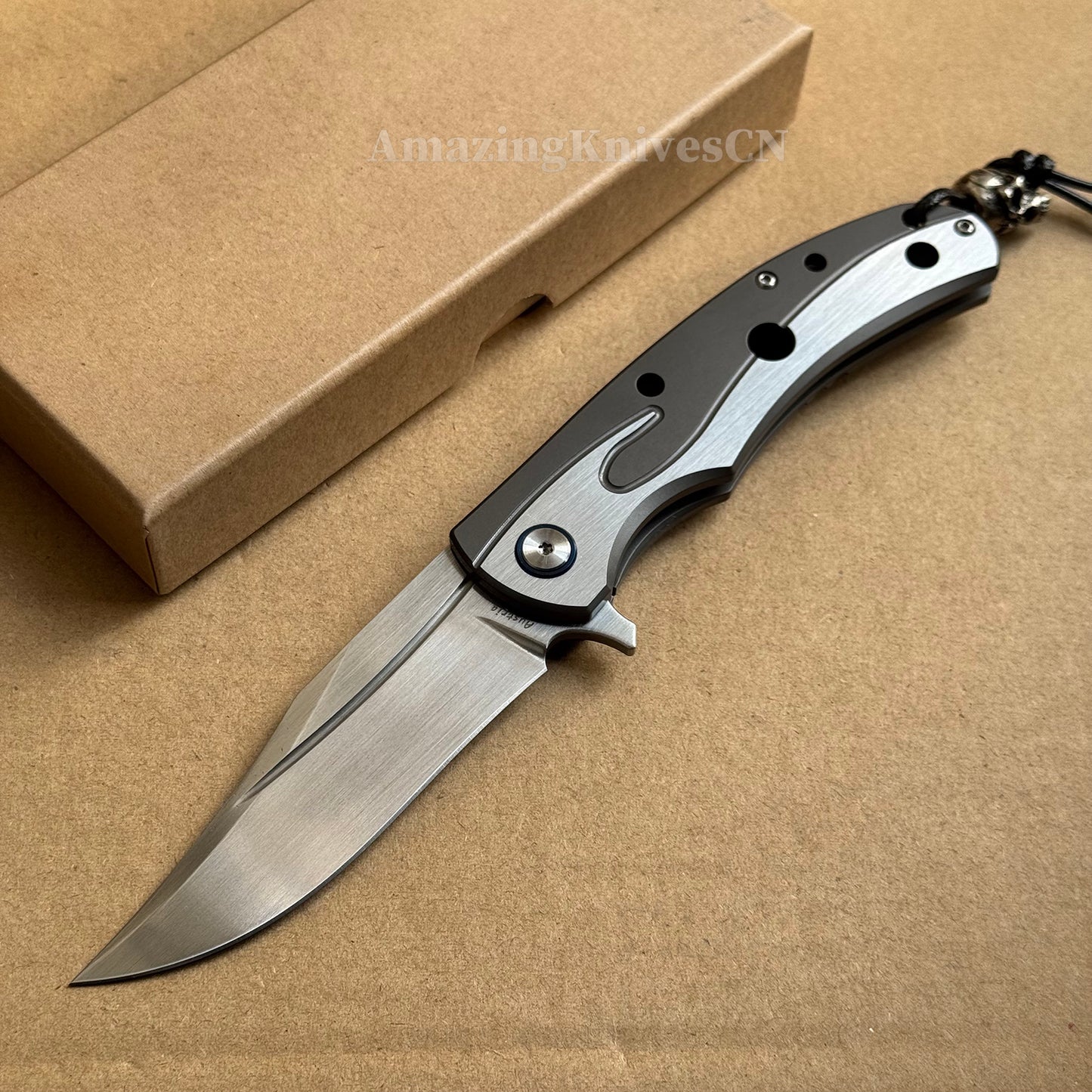Austrian M390 Steel Blade Tactical Pocket Knife Japanese Steel Survival Ball Bearing - AK-HT0880