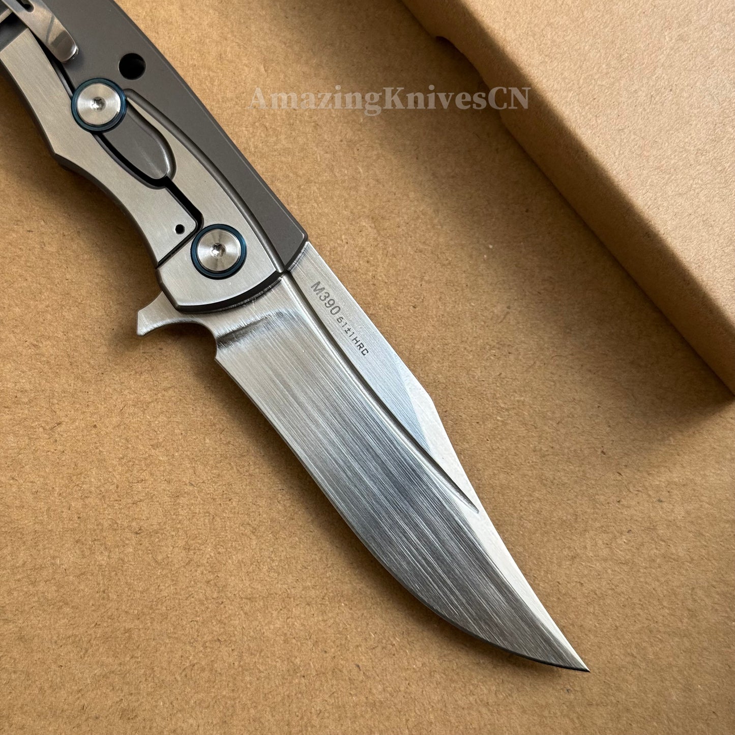 Austrian M390 Steel Blade Tactical Pocket Knife Japanese Steel Survival Ball Bearing - AK-HT0880