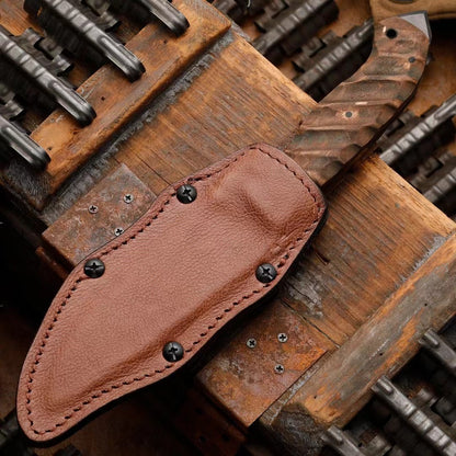 Tactical A2 Steel Hunting Knife Fixed Blade Military Survival Bushcraft - AK-HT0990