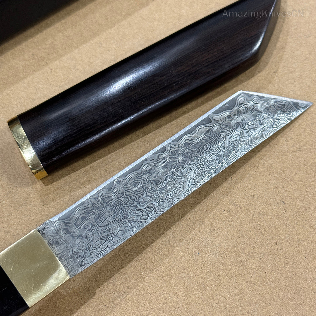 JAPANESE VG10 KATANA DAMASCUS NINJA SAMURAI WARRIOR BUSHIDO - AK-HT0689