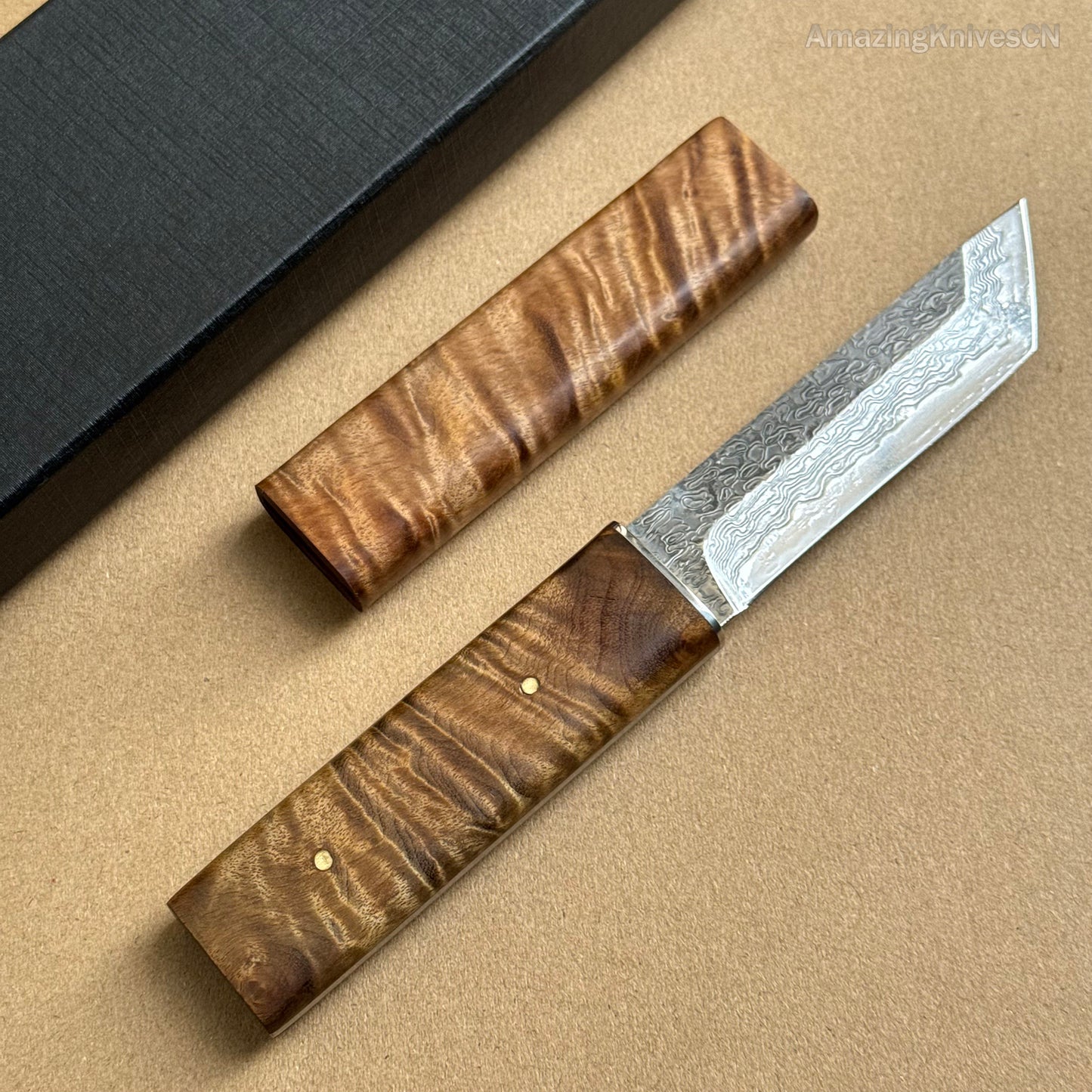 Japanese VG10 Katana Knife Damascus Ninja Samurai Warrior Sword Bushido - AK-HT1002